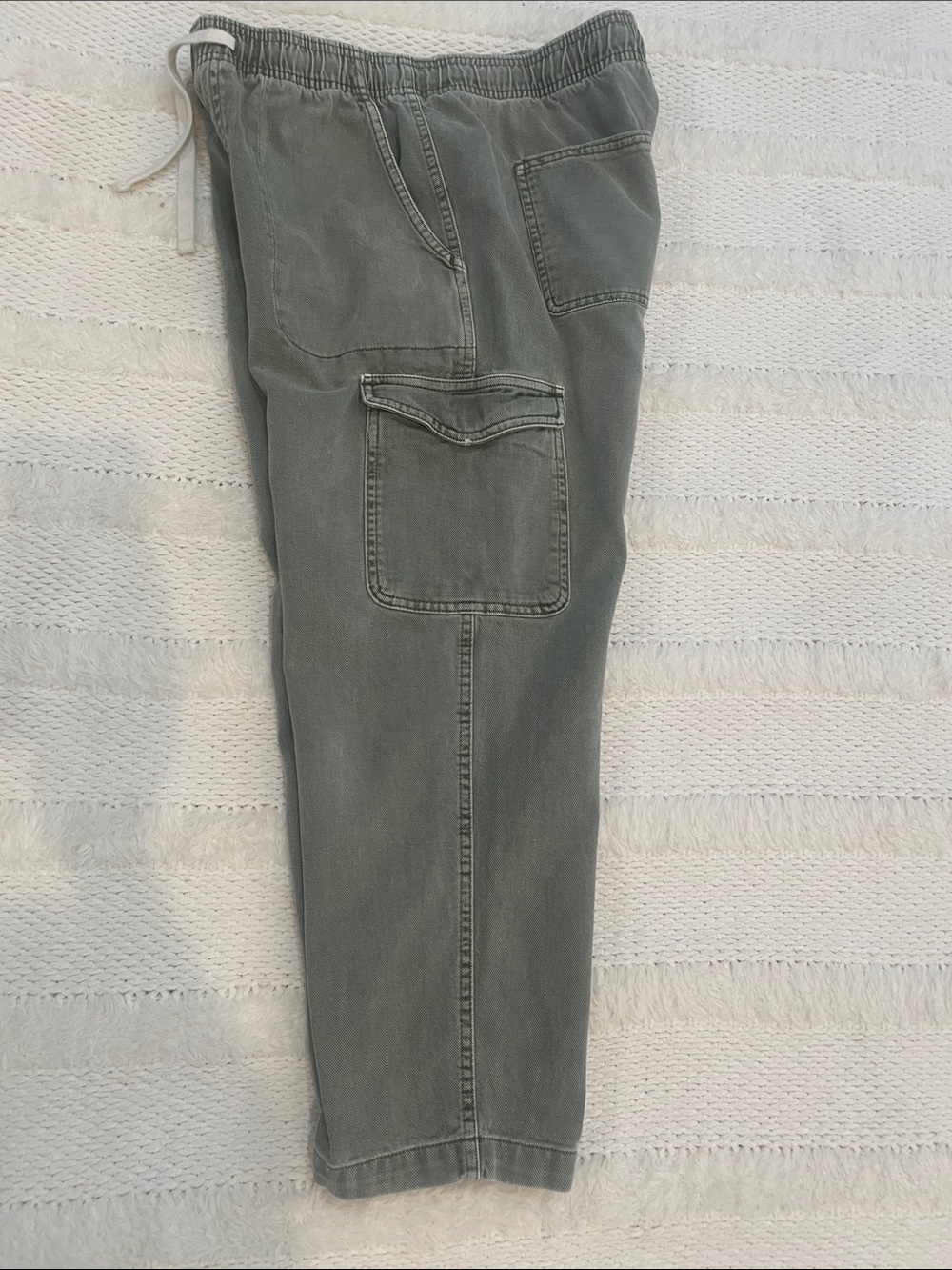 Gap denim easy jean 100% cotton pockets green casual pants jeans women’s size M - Picture 8 of 11
